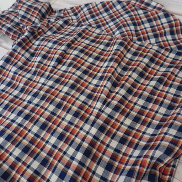 Wrangler VTG  Women Button Down Lot of 2 Shirts Pearl Snap Short Sleeve Plaid M - Picture 16 of 16